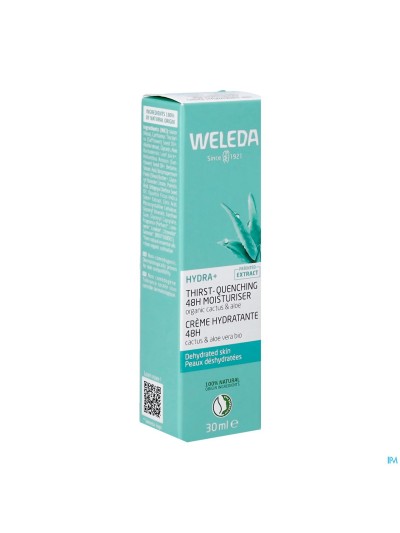 Weleda Hydra+ Creme Hydra-apaisante 48h 30ml