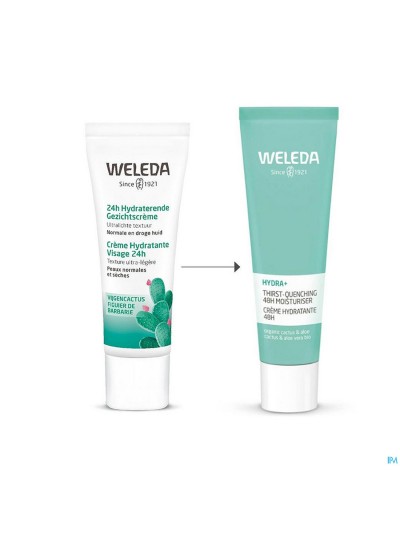 Weleda Hydra+ Creme Hydra-apaisante 48h 30ml
