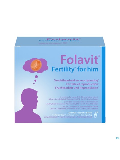 Folavit Fertility For Him Pdr 3,3g Sach 28
