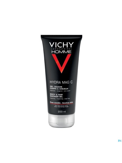 Vichy Homme Mag C Gel Douche 200ml Nf