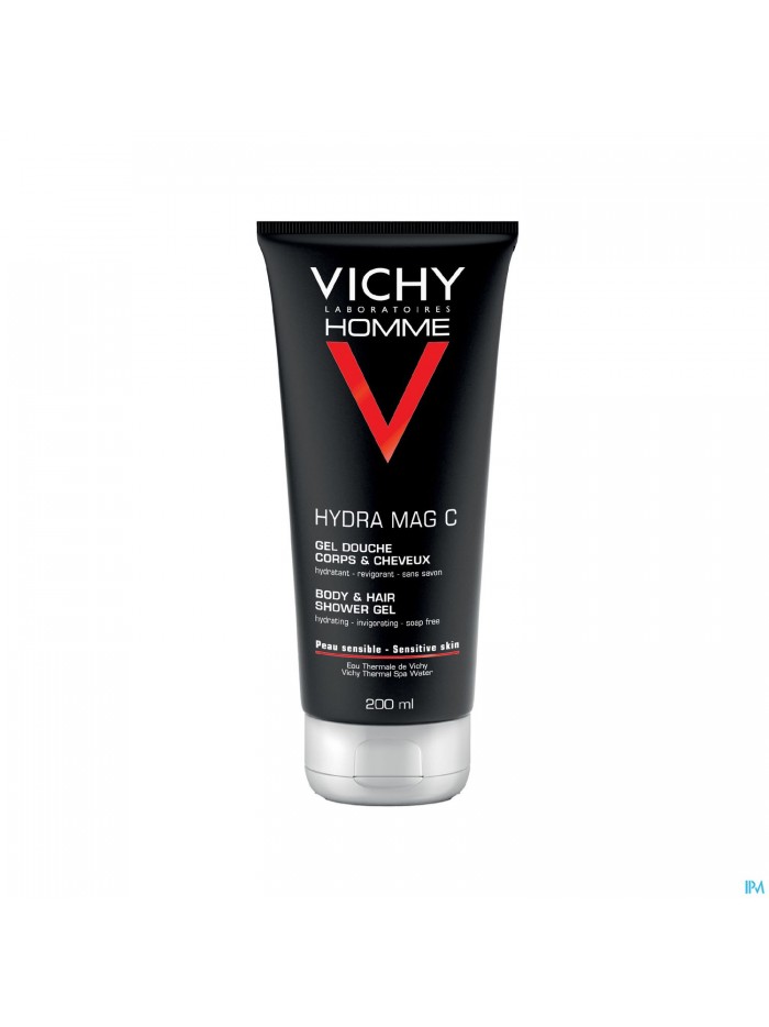 Vichy Homme Mag C Gel Douche 200ml Nf