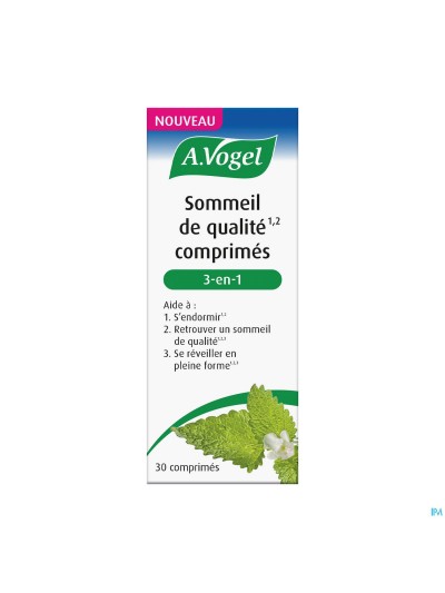 A.vogel Sommeil Qualite 3en1 Comp 30