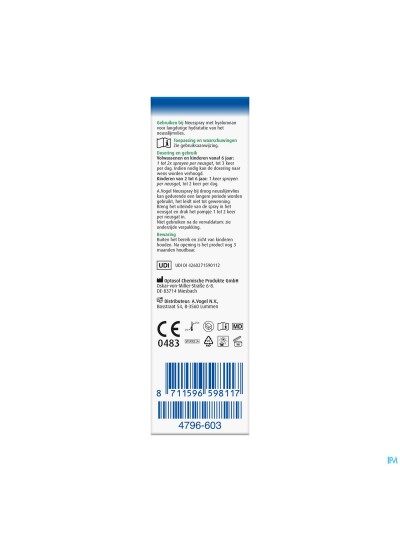 A.vogel Cinuforce Neusspray Droog Neusslijmvl.15ml