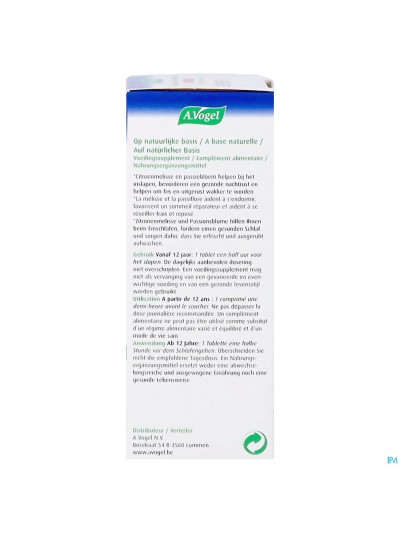 A.vogel Nachtrust Tabl Forte 30
