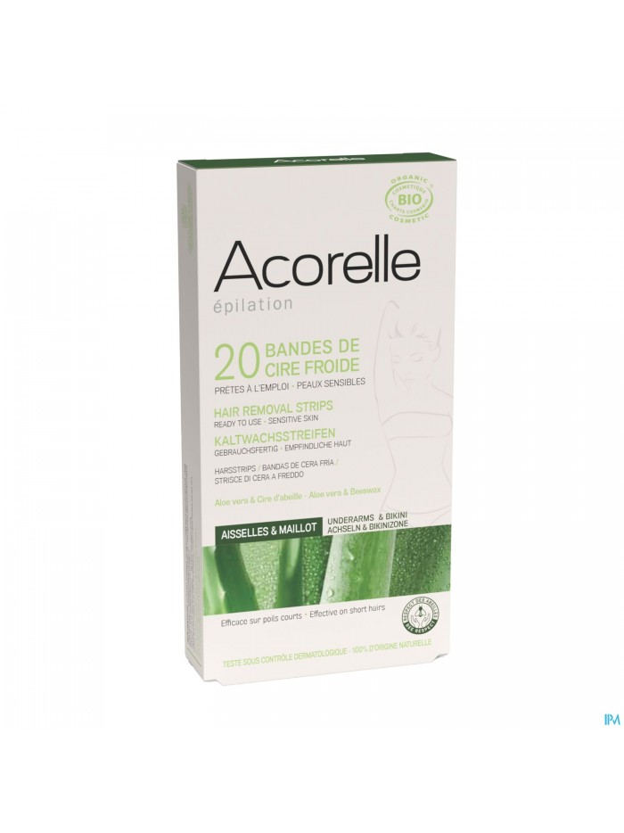 Acorelle Haarsstrips Oksels Bikini 2x10
