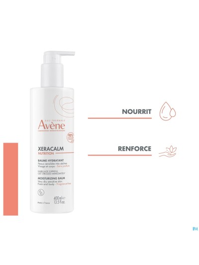 Avene Xeracalm Nutrition Baume Hydratant 400ml
