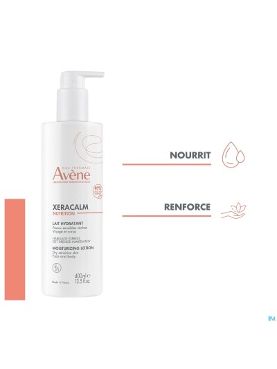 Avene Xeracalm Nutrition Hydraterende Melk 400ml