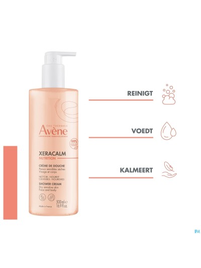 Avene Xeracalm Nutrition Douche Cr 500ml