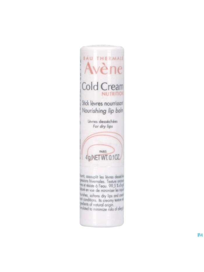 Avene Cold Cream Stick Levres Nourrissant 4g