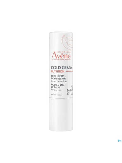 Avene Cold Cream Stick Levres Nourrissant 4g