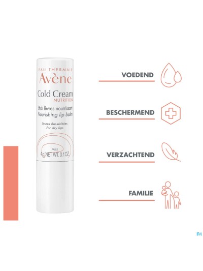 Avene Cold Cream Voedende Lipstick 4g