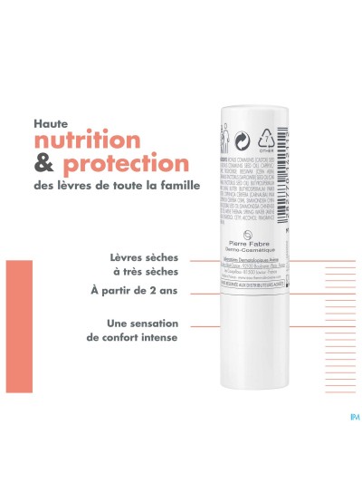 Avene Cold Cream Stick Levres Nourrissant 4g