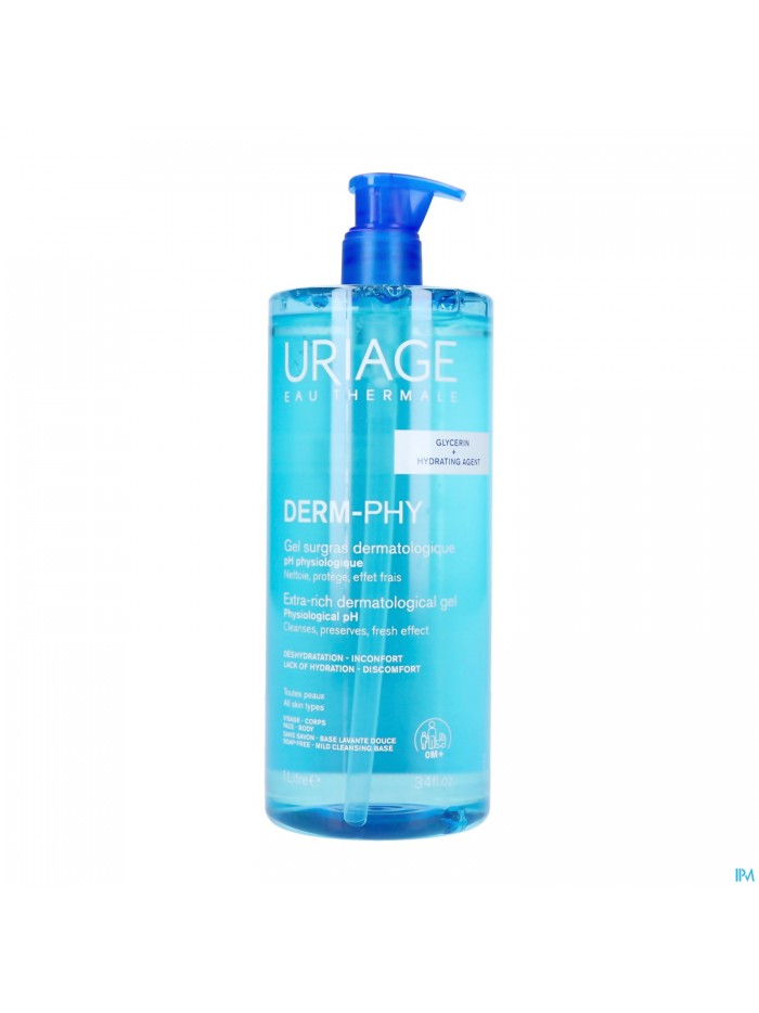 Uriage Dermo-phy Gel Surgras Dermatologique 1l