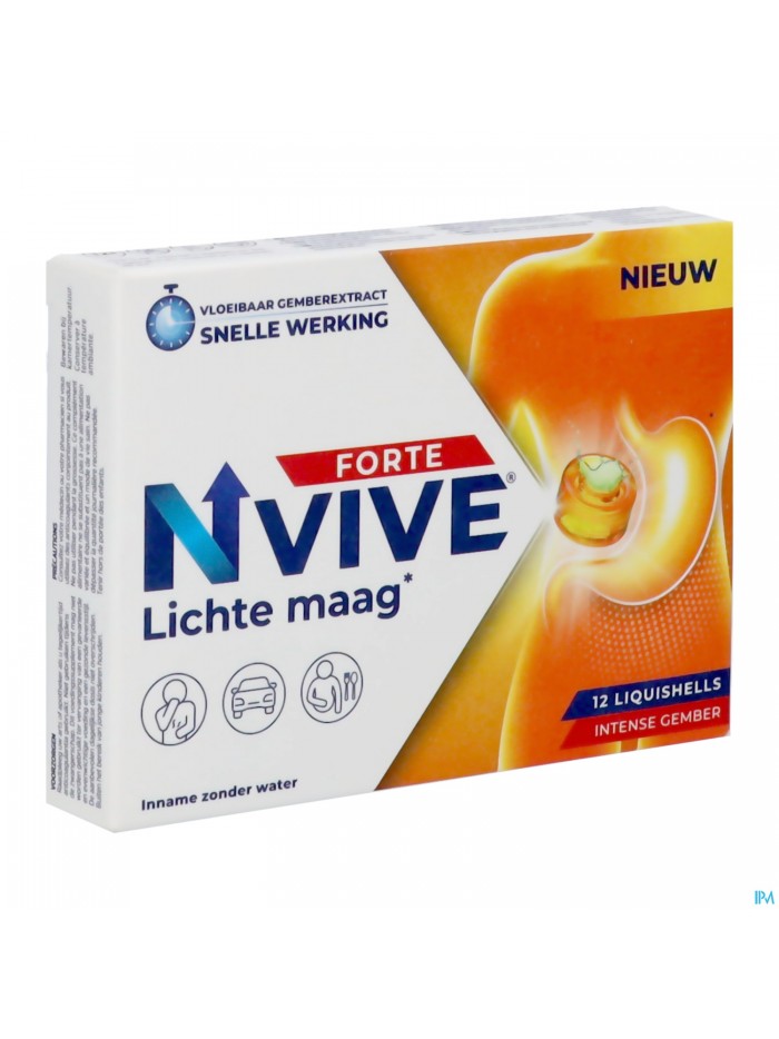 Nvive Lichte Maag Forte Liquishells 12