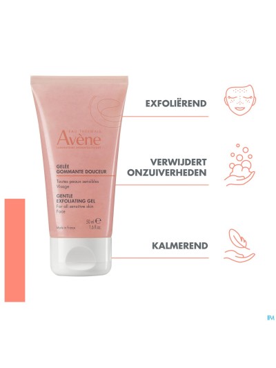 Avene Essentiels Gezichtspeeling Gel 50ml