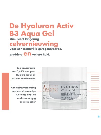 Avene Hyaluron Activ B3 Aqua Gel-cr Reg. Cell 50ml