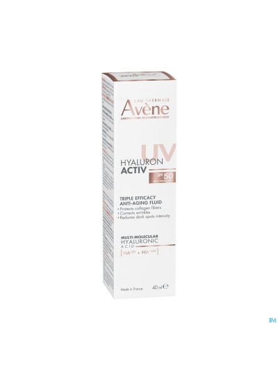 Avene Hyaluron Activ Uv Spf50 Fluide 40ml