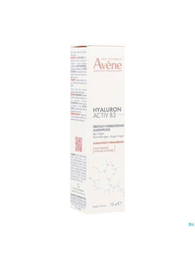 Avene Hyaluron Activ B3 Driev.corr.oogverz.15ml Nf