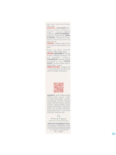 Avene Hyaluron Activ B3 Soin Reg.tripl.cor.15ml Nf
