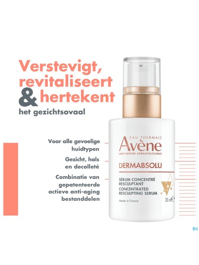 Avene Dermabsolu Serum Concentre Resculptant 30ml