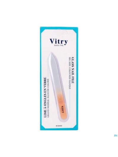 Vitry Glasvijl Heft In Fluo Oranje