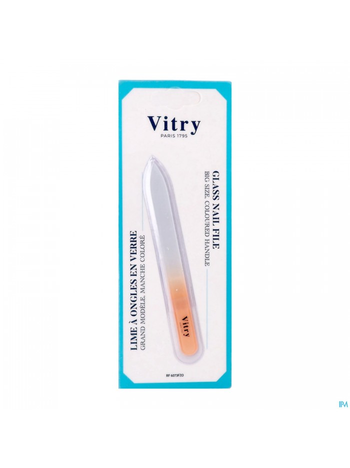 Vitry Glasvijl Heft In Fluo Oranje