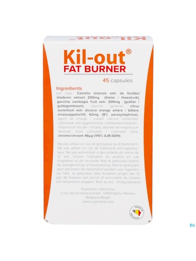 Kil Out Fat Burner Caps 45