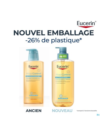 Eucerin Atopicontrol Huile Bain/douche Pompe 400ml