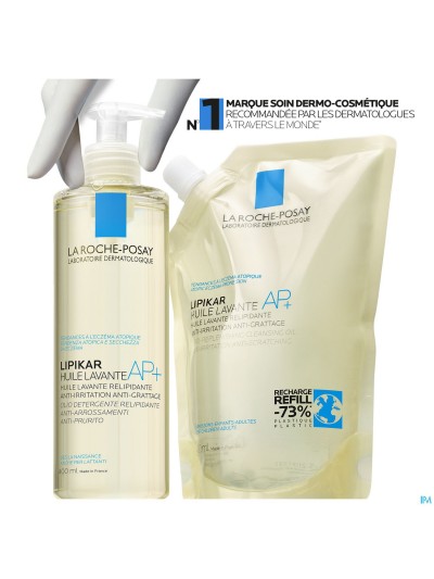 Lrp Lipikar Huile Lavante Ap+ Refill Pouch 400ml