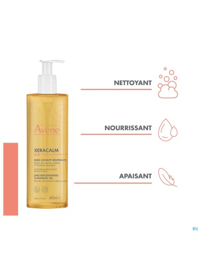 Avene Xeracalm Ad Huile Lav.relipidante 400ml Nf