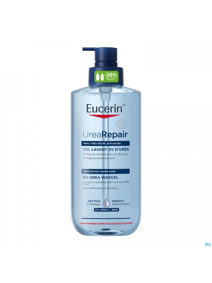 Eucerin Urearepair Wasgel 5% Urea Pomp 400ml