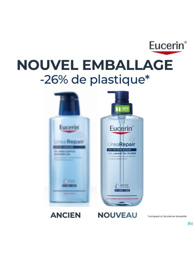 Eucerin Urearepair Wasgel 5% Urea Pomp 400ml