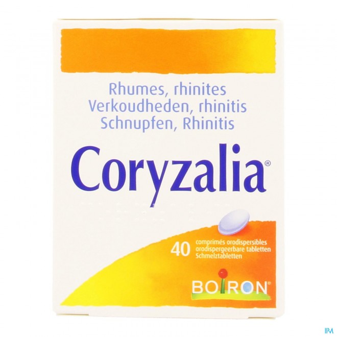 Coryzalia 40 Comprimes Orodispersibles Boiron