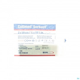 Cutimed Sorbact Meches 2x50cm 1 7216600
